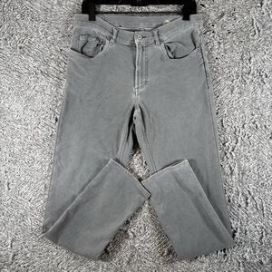 Faherty Stretch Terry 5 Pocket Pants Men’s Size 32 Gray Preppy Designer Business